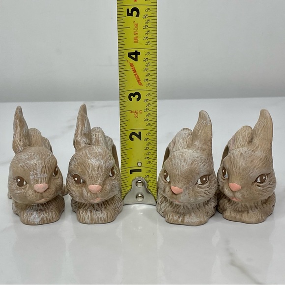 Napkin Ring Holder Bunny Rabbit Rustic - Picture 9 of 9